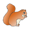 The+little+squirrel+runs+fast+and+has+a+bushy+tail.+It+has+a+little+acorn+in+his+claws. Picture