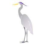Heron Stencil