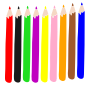 Colored Pencils  Stencil