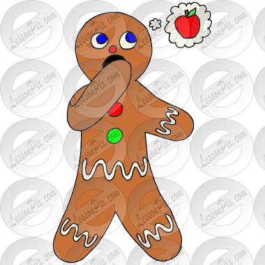 Hungry Gingerbread Man Picture