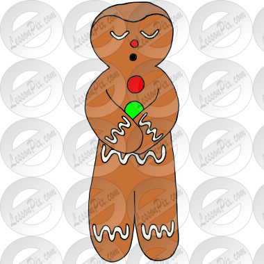 Calm Gingerbread Man Picture
