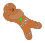 Sleepy Gingerbread Man Picture