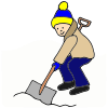 Someone Shoveling Snow