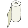 "I clean with paper towel."