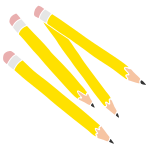 Pencils Stencil