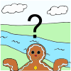 The gingerbread man came up to a river and he didnt know what to do