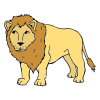 I see a lion.