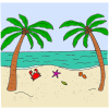 to the beach