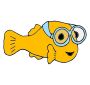 Fish Wearing Goggles Picture