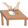 Pick up items from the desk  Picture