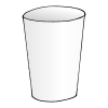 "Here is a cup."