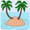 an island