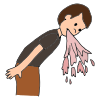 I go to the nurse if I'm throwing up.