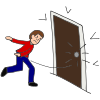 Do not slam door
