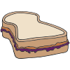 Put the slices of bread together.