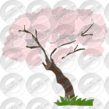 Almond Tree Stencil
