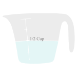 Half Cup Stencil