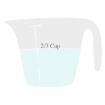 Two Thirds Cup Stencil
