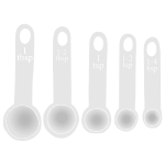 Measuring Spoons Stencil