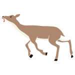 Dead Deer Stencil