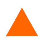 Orange Triangle Picture