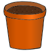 Fill the pot with soil