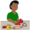 We can play with the play-doh.