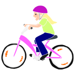 Bicycling Stencil