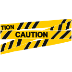 Caution Tape Stencil