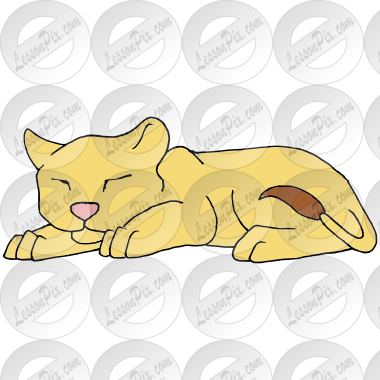 Download Sleeping Lion Cub Picture For Classroom Therapy Use Great Sleeping Lion Cub Clipart