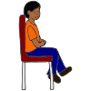 I+sit+in+my+chair+with+a+calm+body. Picture