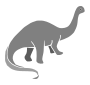 Brontosaurus Stencil