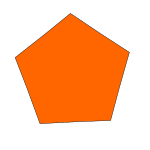 Orange Pentagon Picture