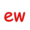 dew, chew,
