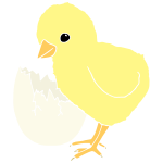 Chick Stencil