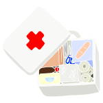 First Aid Kit Stencil