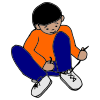 I get frustrated when I try to tie my shoes and I can't.