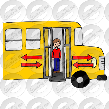 Doors On The Bus Picture For Classroom Therapy Use Great Doors On The Bus Clipart
