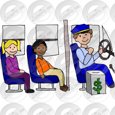 Driver on the Bus Picture for Classroom / Therapy Use - Great Driver on ...