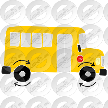 Wheels on the Bus Stencil