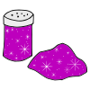 Add very fine glitter