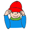 Putting on Hat