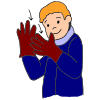 Putting on Gloves