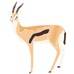 Gazelle Stencil