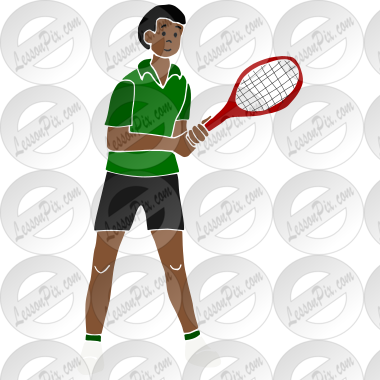 Tennis Stencil