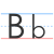 B