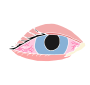 Pink Eye Stencil