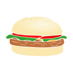 Hamburger Stencil