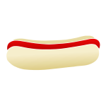 Hot Dog Stencil