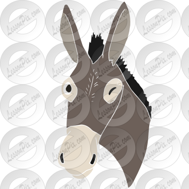 Winky Donkey  Stencil